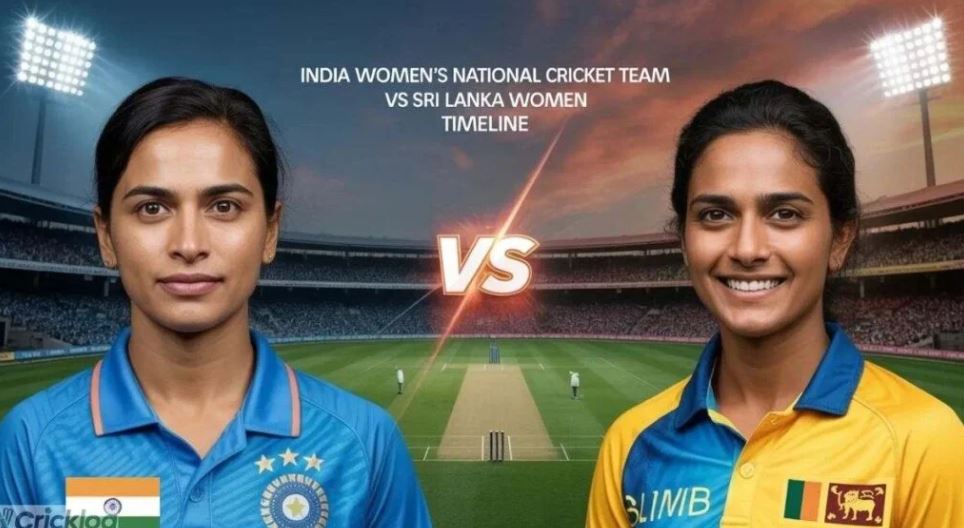 Sri Lanka Women Vs India Women's National Cricket Team Timeline