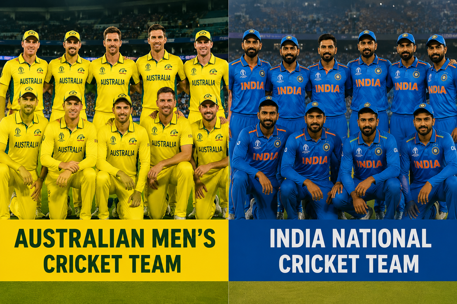 Australian Men's Cricket Team Vs India National Cricket Team Match Scorecard