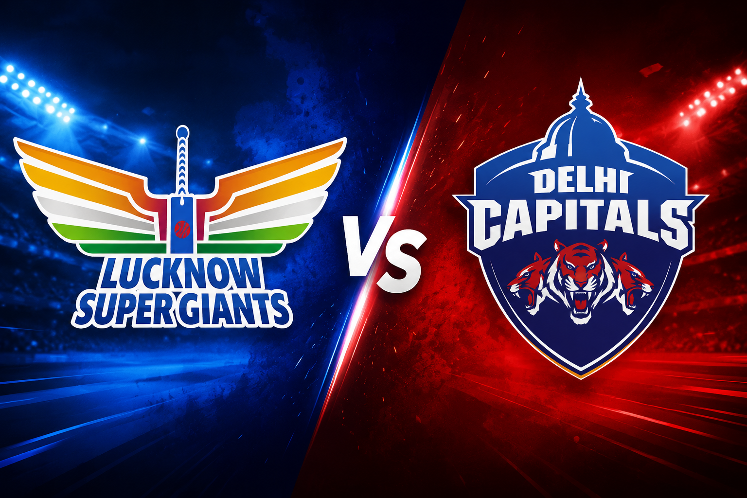 Lucknow Auper Giants vs Delhi Capitals Timeline