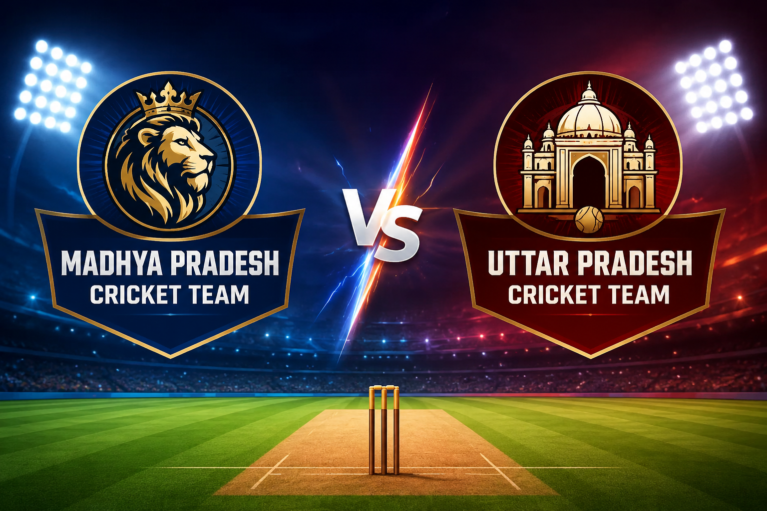 Madhya Pradesh Cricket Team vs Uttar Pradesh Cricket Team Match Scorecard