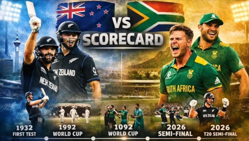 New Zealand National Cricket Team Vs South Africa National Cricket Team Match Scorecard
