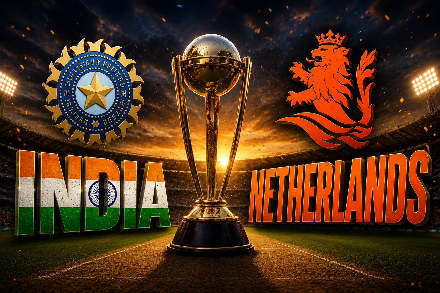 India National Cricket Team vs Netherlands National Cricket Team Timeline