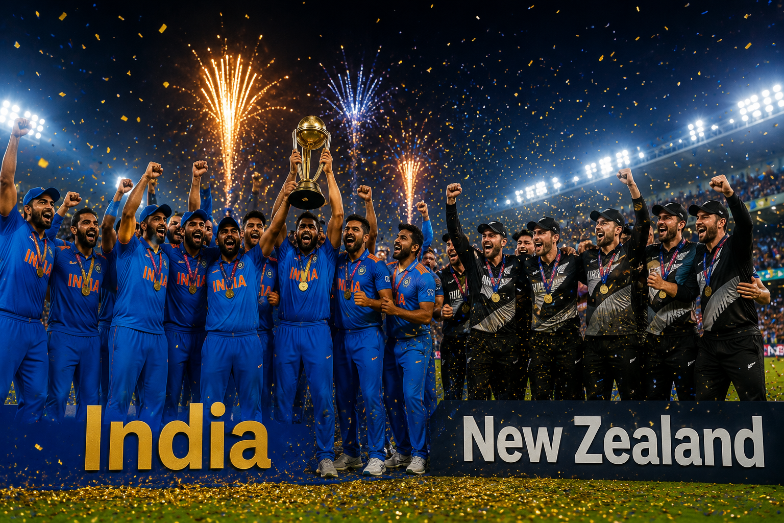 India National Cricket Team Vs New Zealand National Cricket Team Stats